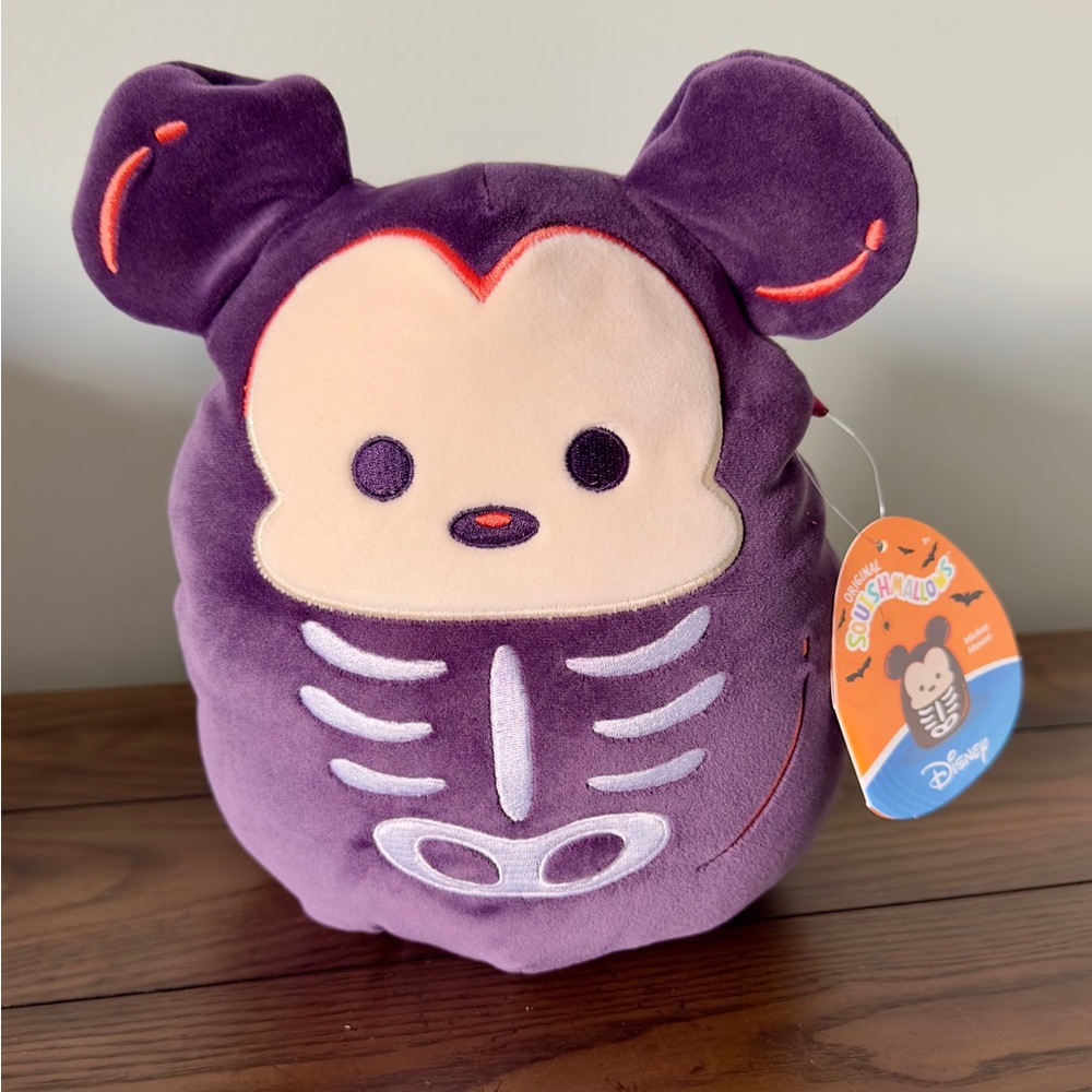 Mickey Skeleton Halloween Squishmallow – Disney 10 inches